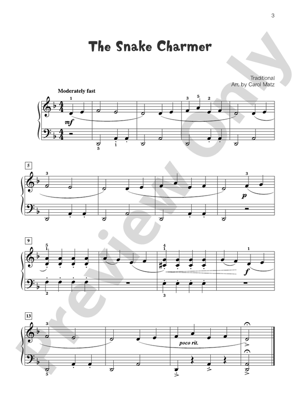 Famous & Fun Favorites, Book 4: 16 Appealing Piano Arrangements - Piano (Digital Download)