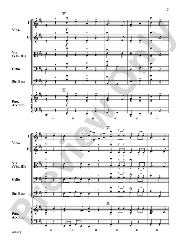 The Polka Dot Polka - String Orchestra Conductor Score & Parts (Digital Download)