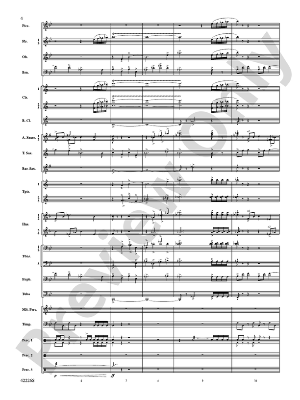Burn - Concert Band Conductor Score & Parts (Digital Download)
