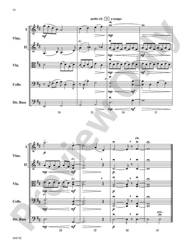 Orchid - String Orchestra Conductor Score & Parts (Digital Download)