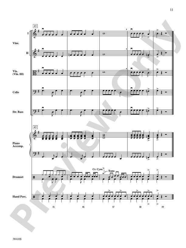 Any Way You Want It - String Orchestra Conductor Score & Parts (Digital Download)