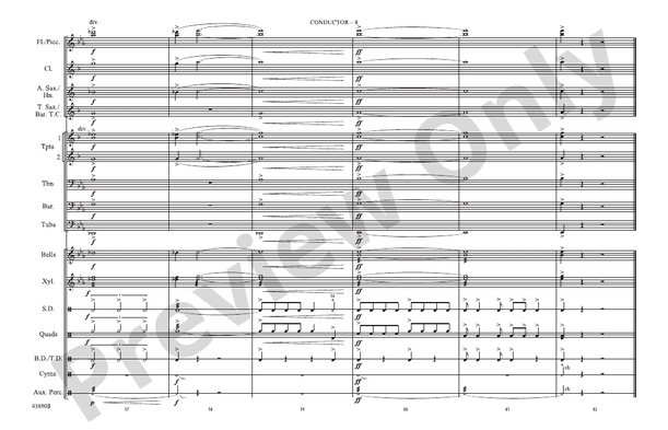 Cheyenne – Marching Band Conductor Score & Parts (Digital Download)