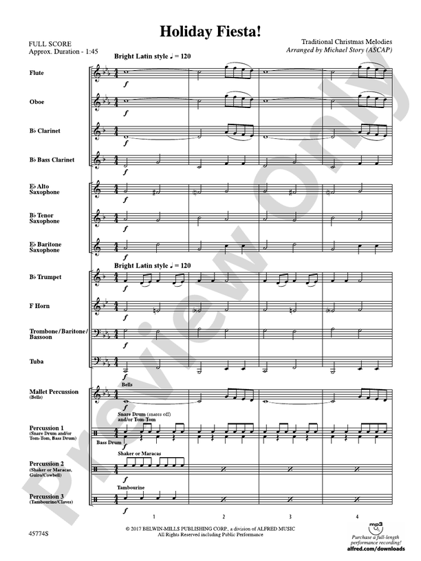 Holiday Grand Finale (Based on "Good King Wenceslas") - Concert Band Conductor Score & Parts (Digital Download)