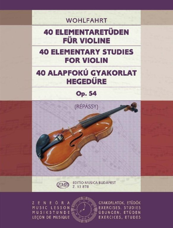 Wohlfahrt - 40 Elementary Studies Op54 - Violin Solo EMB Z13878