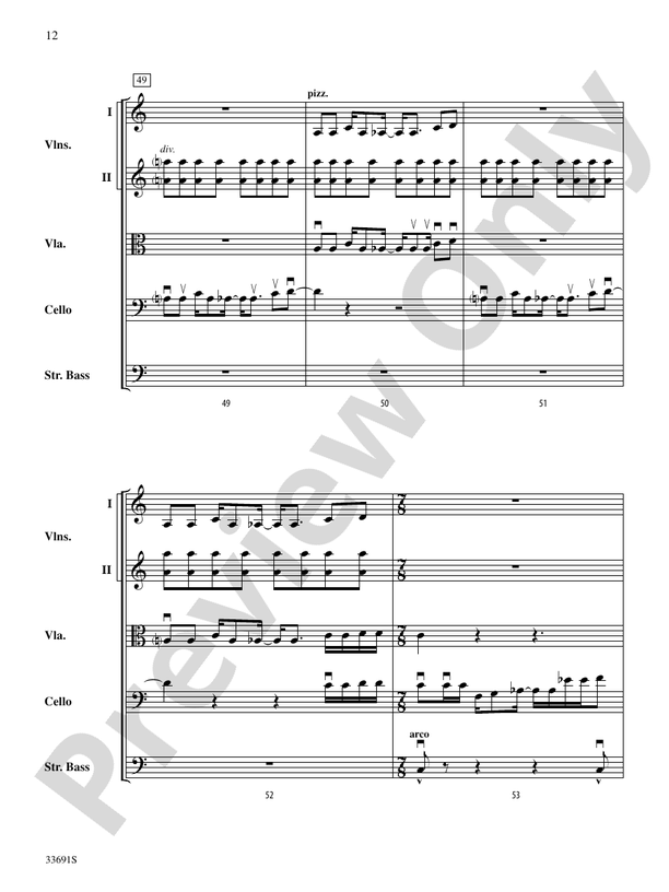Paranoid Android (from OK Computer) - String Orchestra Conductor Score & Parts (Digital Download)