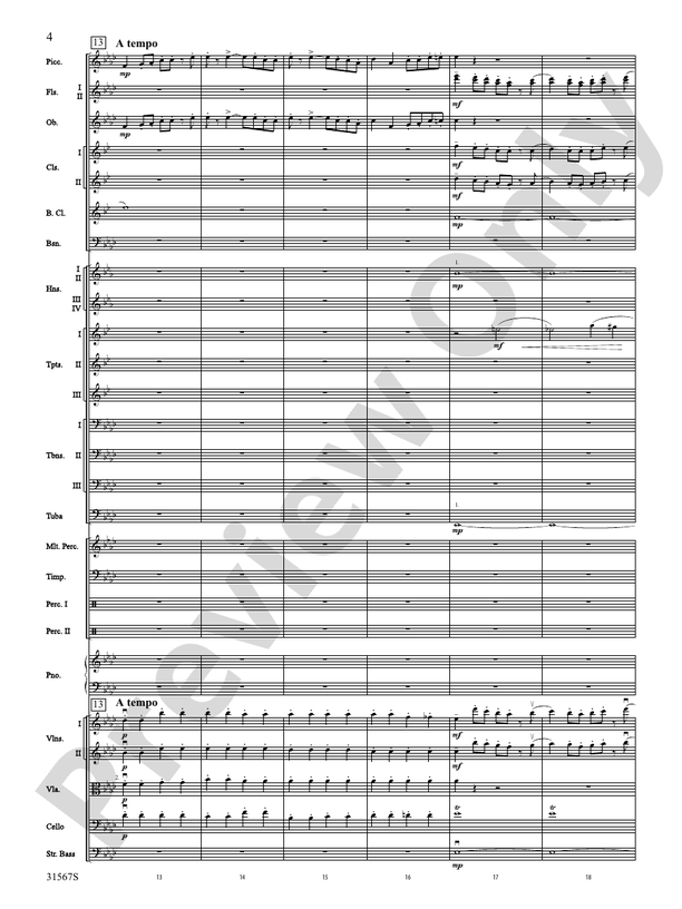 Tahiti Trot - Full Orchestra Conductor Score & Parts (Digital Download)