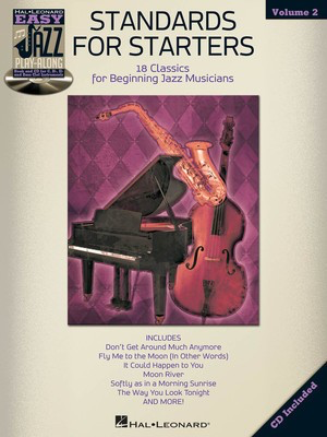 Standards for Starters - Easy Jazz Play-Along Volume 2 - Various - Bb Instrument|Bass Clef Instrument|C Instrument|Eb Instrument Hal Leonard Lead Sheet /CD