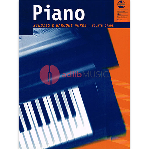 AMEB Piano Studies and Baroque Works Fourth Grade - Piano AMEB 1201055739