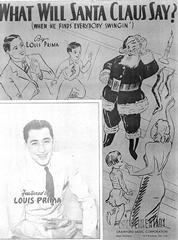 What Will Santa Claus Say? (When He Finds Everybody Swinigin') - Louis Prima - PVG (Digital Download)