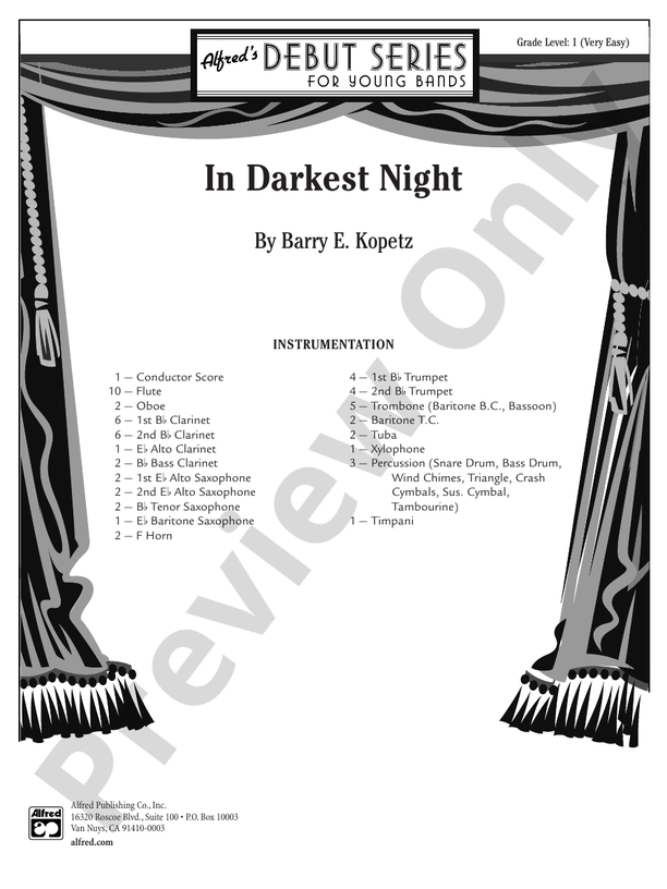 In Glorious Splendour - Concert Band Conductor Score & Parts (Digital Download)