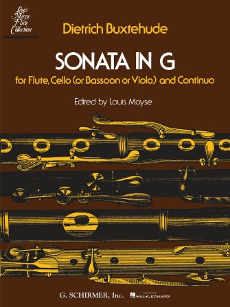 Buxtehude - Sonata in GMaj - Flute or Cello or Viola or Basson/Piano Accompaniment edited by Moyse Schirmer