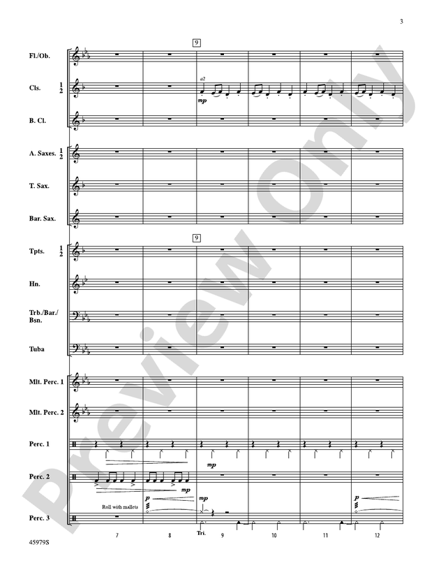 Ring, Ring, Ring! - Concert Band Conductor Score & Parts (Digital Download)