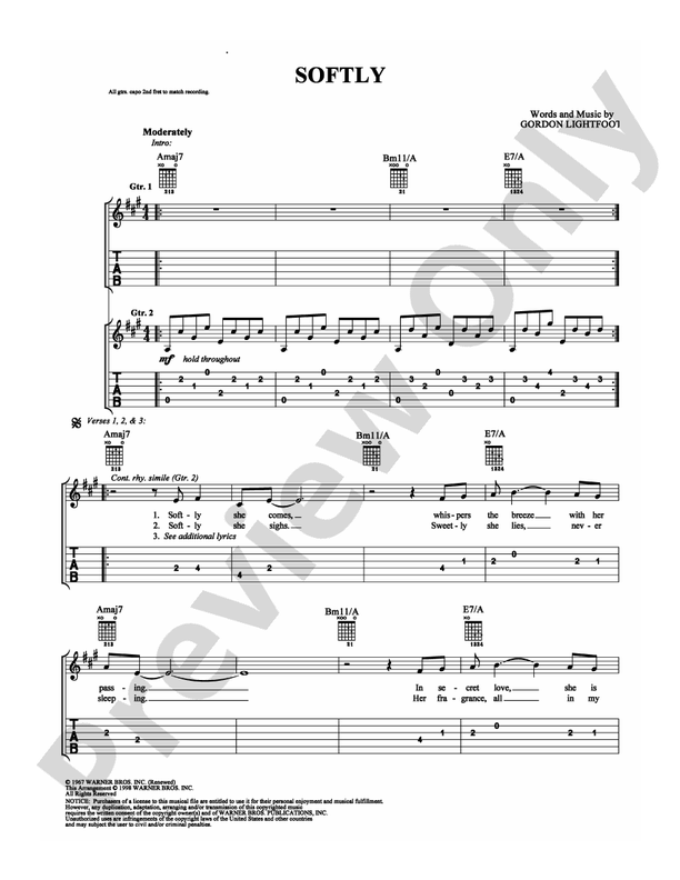 Softly - Easy Guitar (Digital Download)