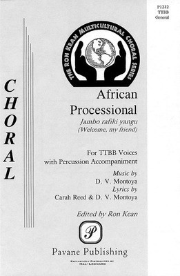 African Processional - David Montoya - SATB Ron Kean Pavane Publishing Choral Score Octavo
