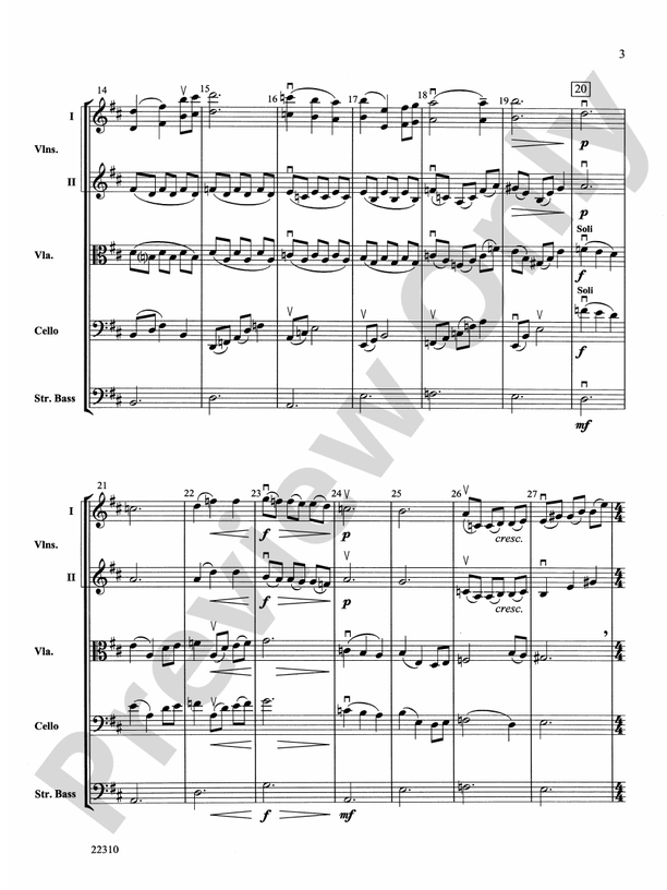 Incantations – String Orchestra Conductor Score & Parts (Digital Download)