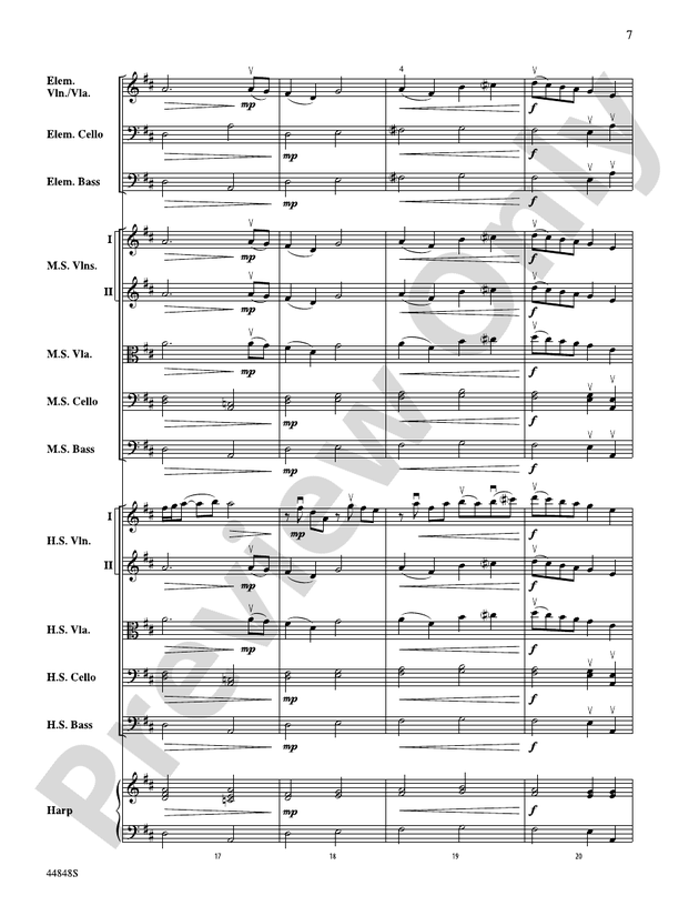A Festival Rondo - String Orchestra Conductor Score & Parts (Digital Download)