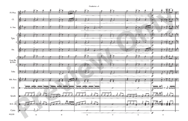Dumb Love – Marching Band Conductor Score & Parts (Digital Download)