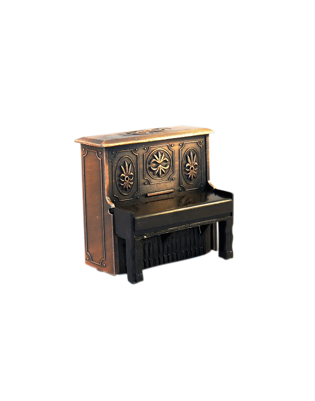 Upright Piano Pencil Sharpener Die-cast Antiqued Finish