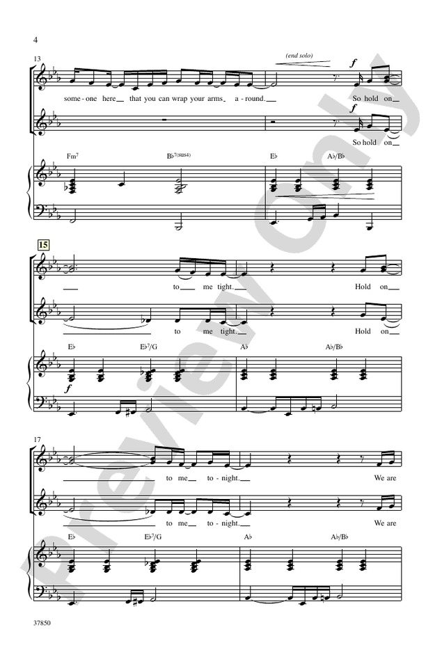 Hold On – SSA Choral Octavo (Digital Download)