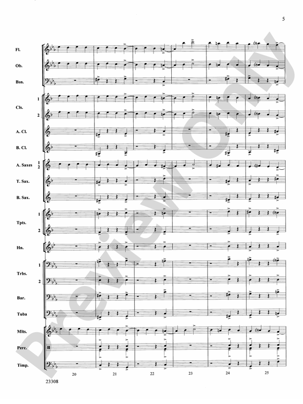 Russian Easter Overture - Concert Band Conductor Score & Parts (Digital Download)