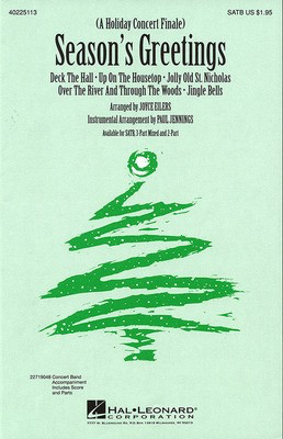 Season's Greetings (Medley) - 3-Part Mixed Joyce Eilers Hal Leonard Choral Score Octavo