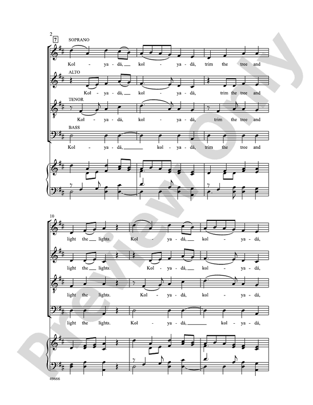 Kolyada - SATB a cappella Choral Octavo (Digital Download)
