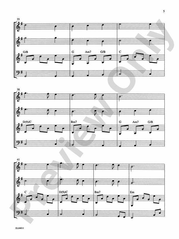 21st Century Guitar Ensemble Series: Christmas Medley - Guitar (Digital Download)