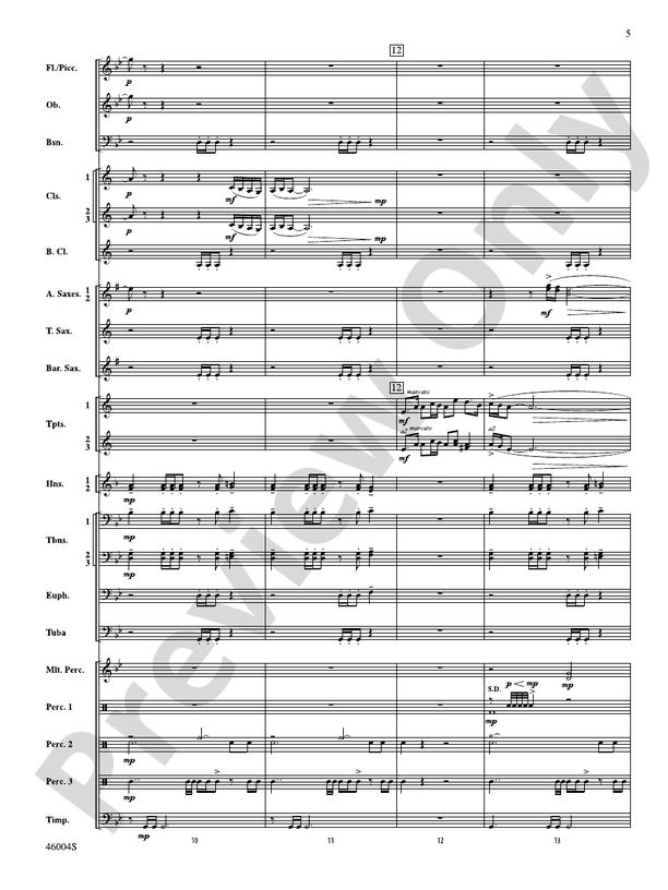 Standing Stones - Concert Band Conductor Score & Parts (Digital Download)