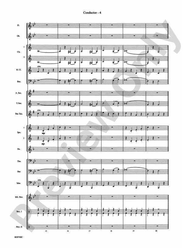 March Mania! (A Potpourri of Great March Melodies) - Concert Band Conductor Score & Parts (Digital Download)