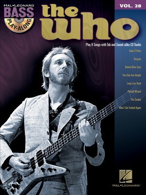 The Who - Bass Play-Along Volume 28 - Bass Guitar Hal Leonard Bass TAB with Lyrics & Chords /CD