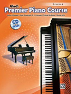 Premier Piano Course Lesson 4 Bk/CD