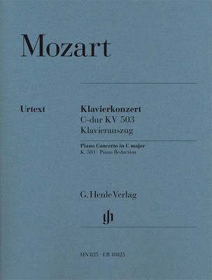 Concerto K 503 in C major - Wolfgang Amadeus Mozart - Piano G. Henle Verlag 2 Pianos 4 Hands