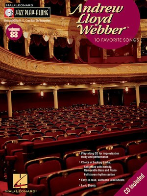 Andrew Lloyd Webber - Jazz Play-Along Volume 83 - Andrew Lloyd Webber - Bb Instrument|Bass Clef Instrument|C Instrument|Eb Instrument Hal Leonard Lead Sheet /CD
