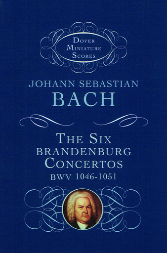 Bach - 6 Brandenburg Concertos BWV1046-1051 - Miniature/Study Score Dover D29795-0