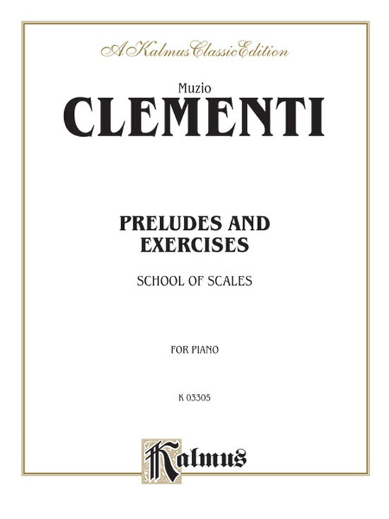 Clementi - Preludes and Exercises - Piano Solo (Digital Download)