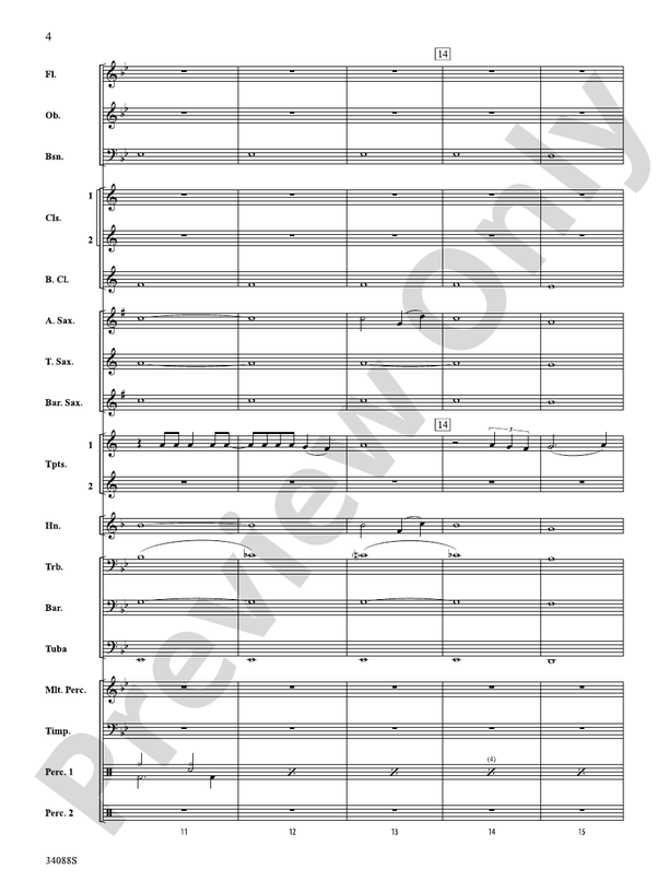 The Greatest Love of All - Concert Band Conductor Score & Parts (Digital Download)