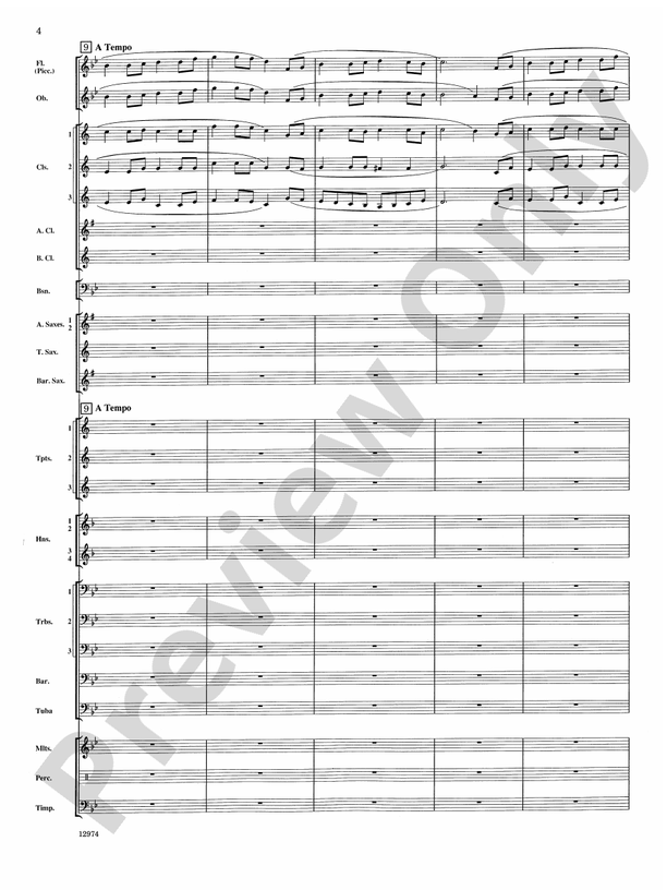 Cumberland Cross - Concert Band Conductor Score & Parts (Digital Download)