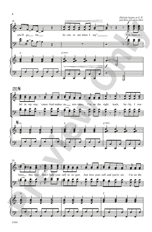 Born This Way – SATB Choral Octavo (Digital Download)