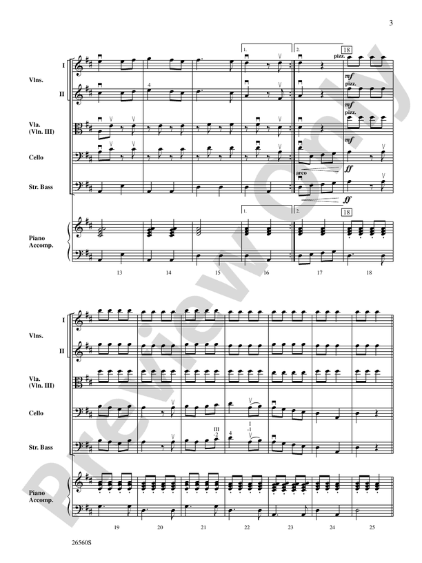 A Merry-achi Christmas – String Orchestra Conductor Score & Parts (Digital Download)