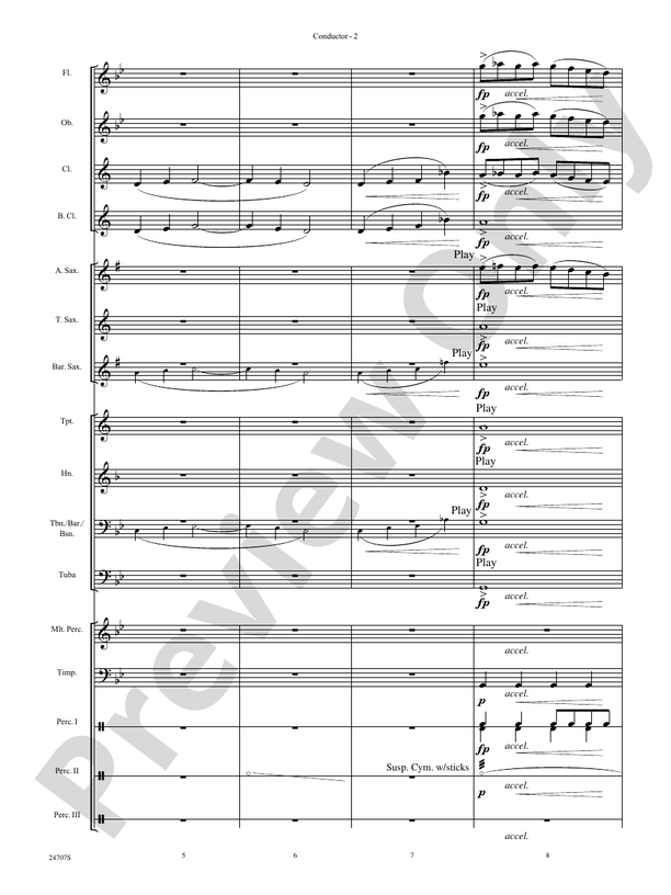 Hope Rising - Concert Band Conductor Score & Parts (Digital Download)
