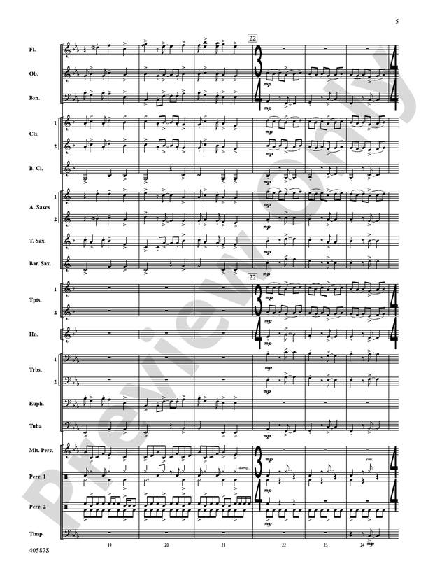 Rondo Picoso - Concert Band Conductor Score & Parts (Digital Download)