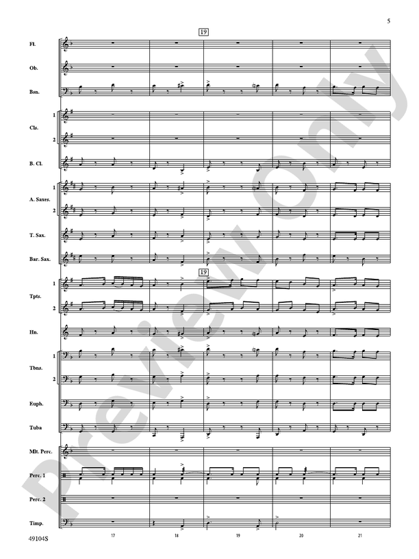 Folk Song Celebration - Concert Band Conductor Score & Parts (Digital Download)