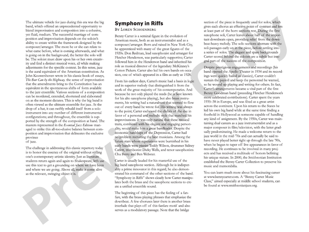 Symphony in Riffs (Grade 3.5) - Jazz Ensemble Conductor Score & Parts (Digital Download)