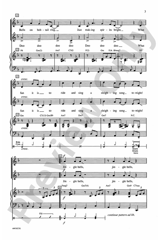 Jazzy Jingle Bells – 2-Part Choral Octavo (Digital Download)