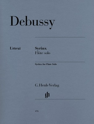 Syrinx for Flute solo - Claude Debussy - Flute G. Henle Verlag Flute Solo