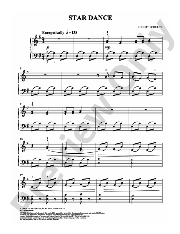 Schultz - Star Dance - Piano (Digital Download)