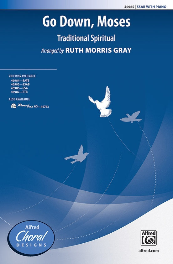 Go Down, Moses – SSAB Choral Octavo (Digital Download)