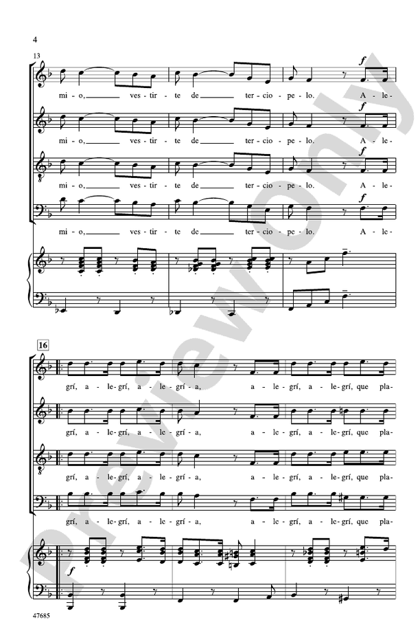Esta Noche – SATB Choral Octavo (Digital Download)
