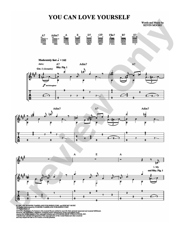 You Can Love Yourself - Guitar TAB (Digital Download)