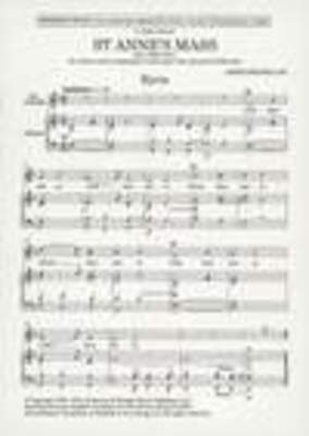 St Anne's Mass Organ Score - Boosey & Hawkes